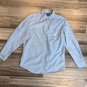 NWOT Chaps Light Blue Casual Button Shirt